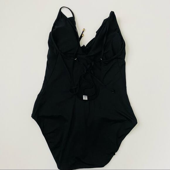 Old Navy | Ruffle V Neck Tie Front Swimsuit NWOT - Picture 6 of 9